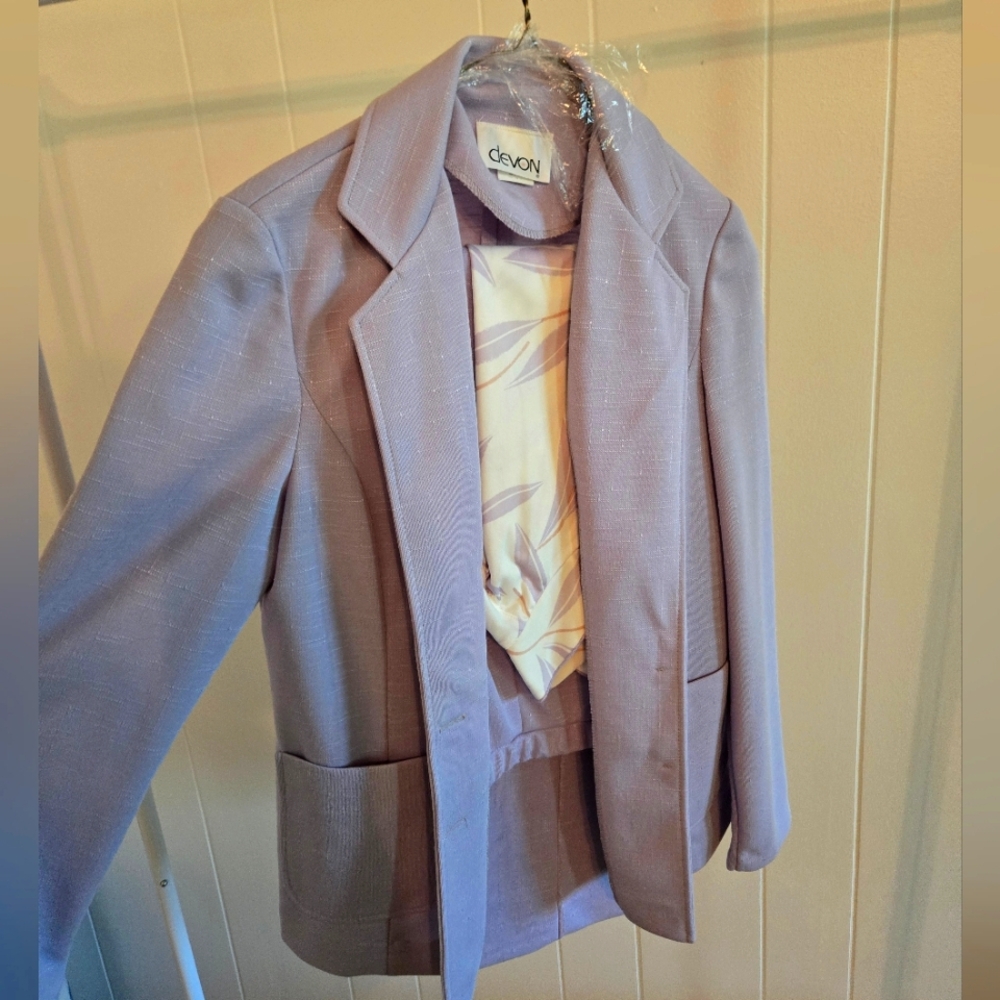 Vintage Devon Womens 70s Polyester 4 Piece Suit